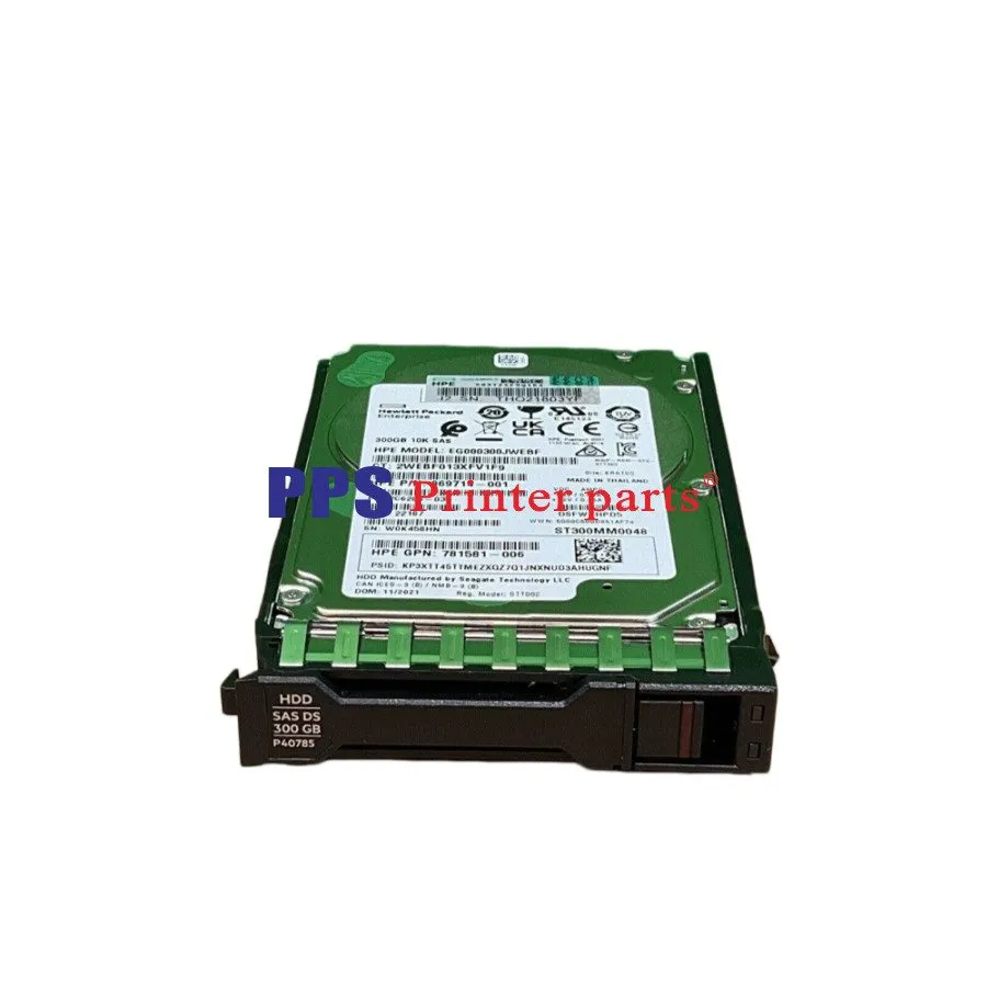 Сервер HPE P40430-B21 P40785-001 300GB 12G SAS 10K 2.5" ENT Server Hard Drive HD