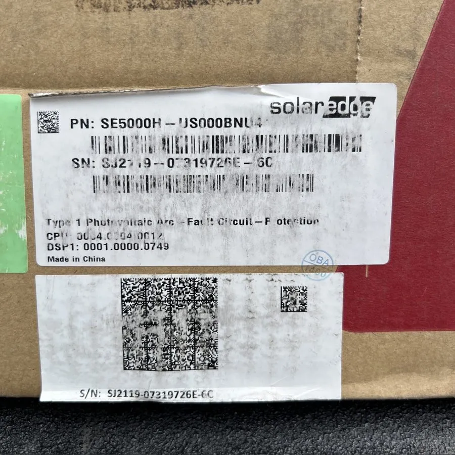 Инвертор SolarEdge Inverter SE5000H-US000BNU4 Single Phase Inverter damaged