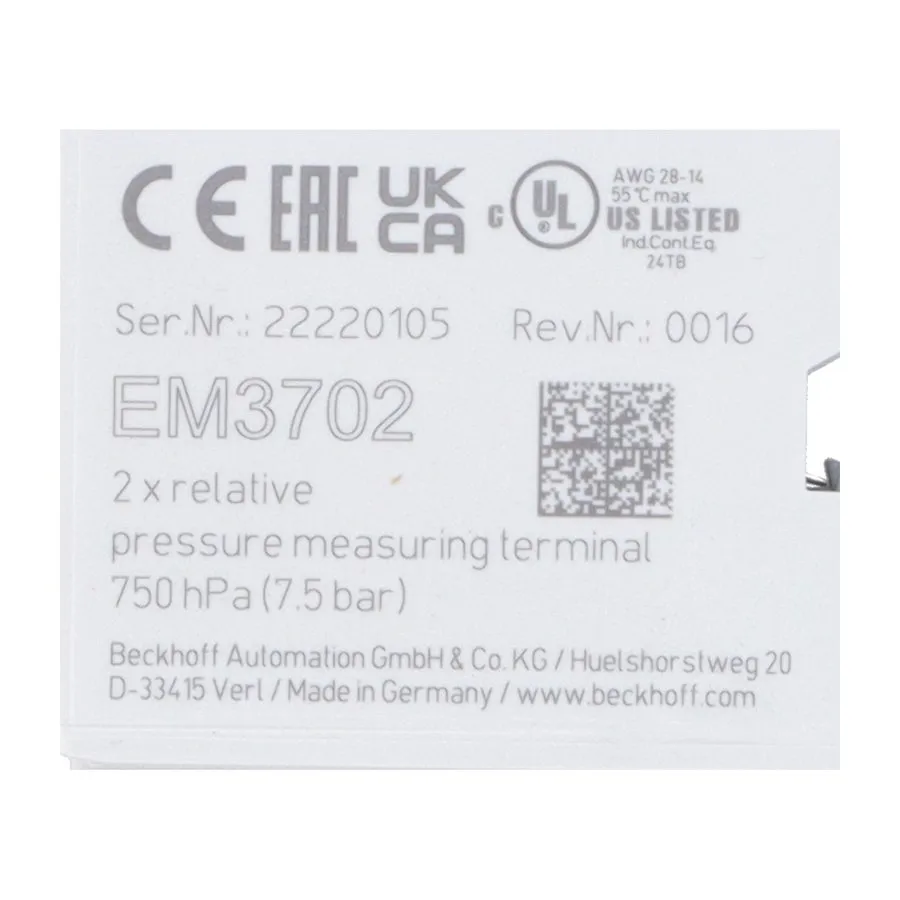 Beckhoff EM3702 NFP