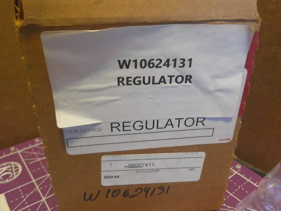 Трубопроводная арматура 98007411 Whirlpool Electrolux Oven Range Pressure Regula