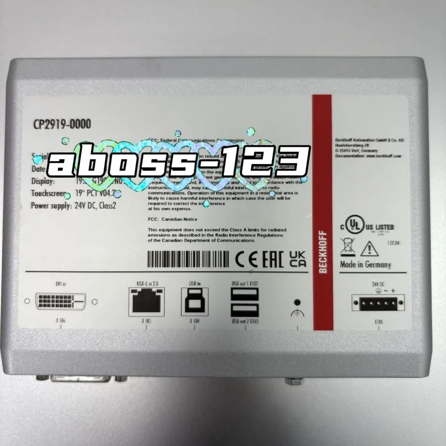 IIoT-устройство Beckhoff CU2919-0000 touch screen