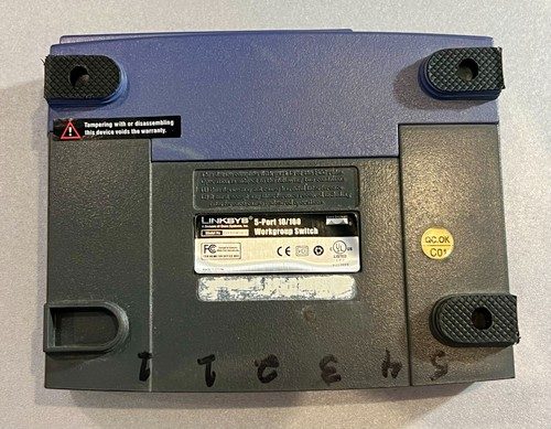 Коммутатор Cisco Linksys 10/100 5-Port Workgroup Switch Model: EZXS55W — фото лота 2