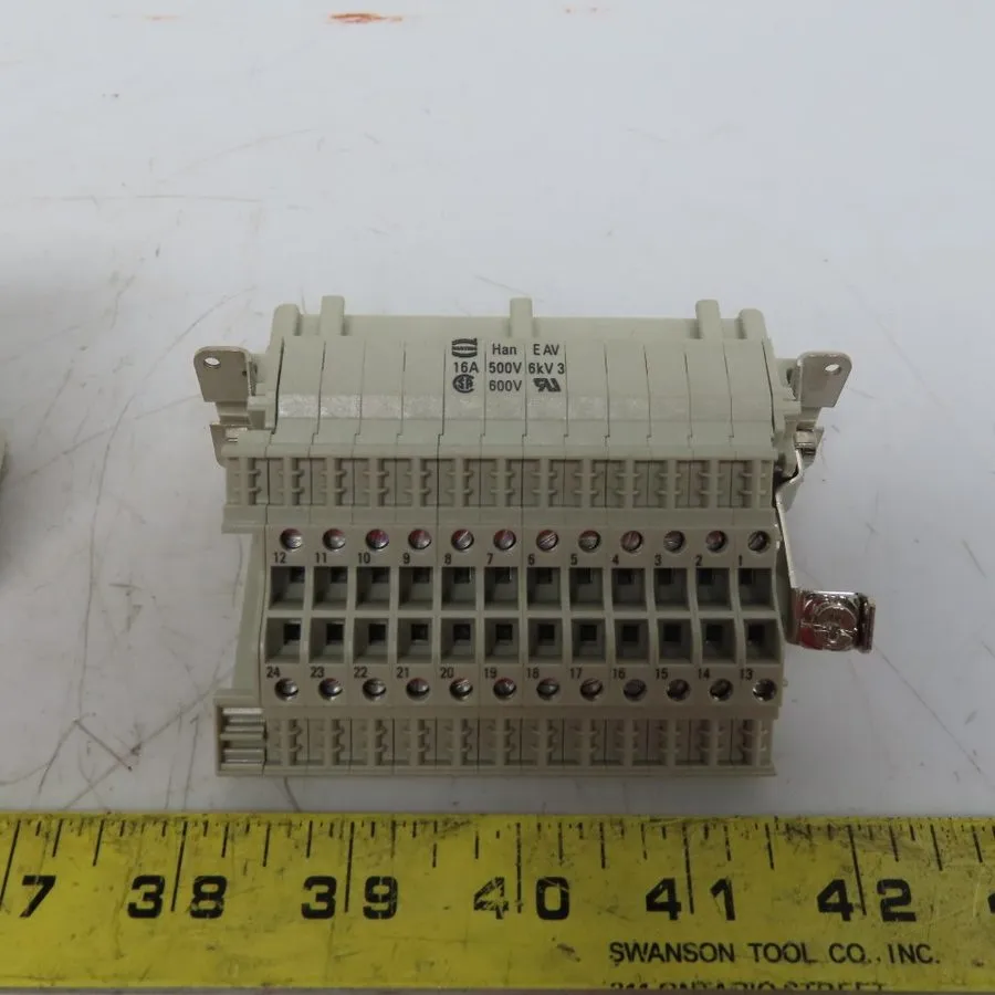 Клеммная колодка Harting 0244726 Ser HAN E AV Terminal Block Connector Insert 24
