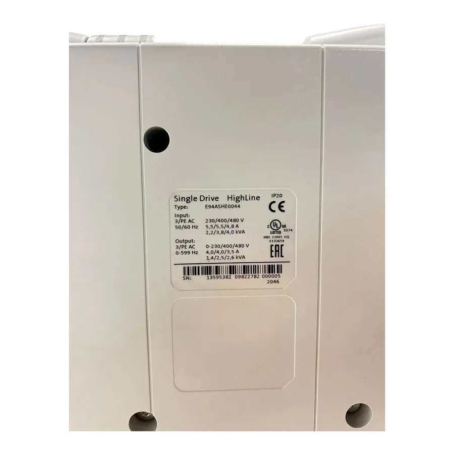 Сервопривод Lenze E94ASHE0044 Servo Drive