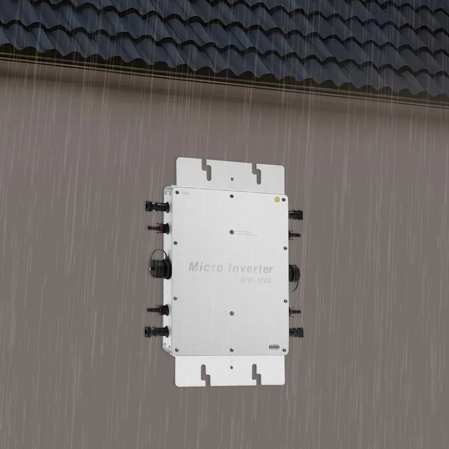 Аккумулятор Solar Micro Inverter WVC-1200W Grid Tie MPPT Pure Sine Wave DC to AC — фото лота 2