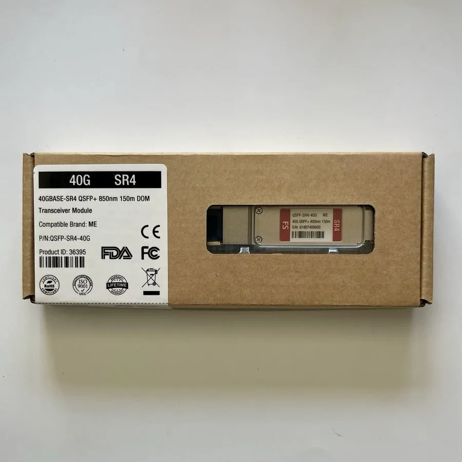 Трансивер FS Fiberstore QSFP-SR4-40G QSFP+ Mellanox Compatible Optical Transceiv