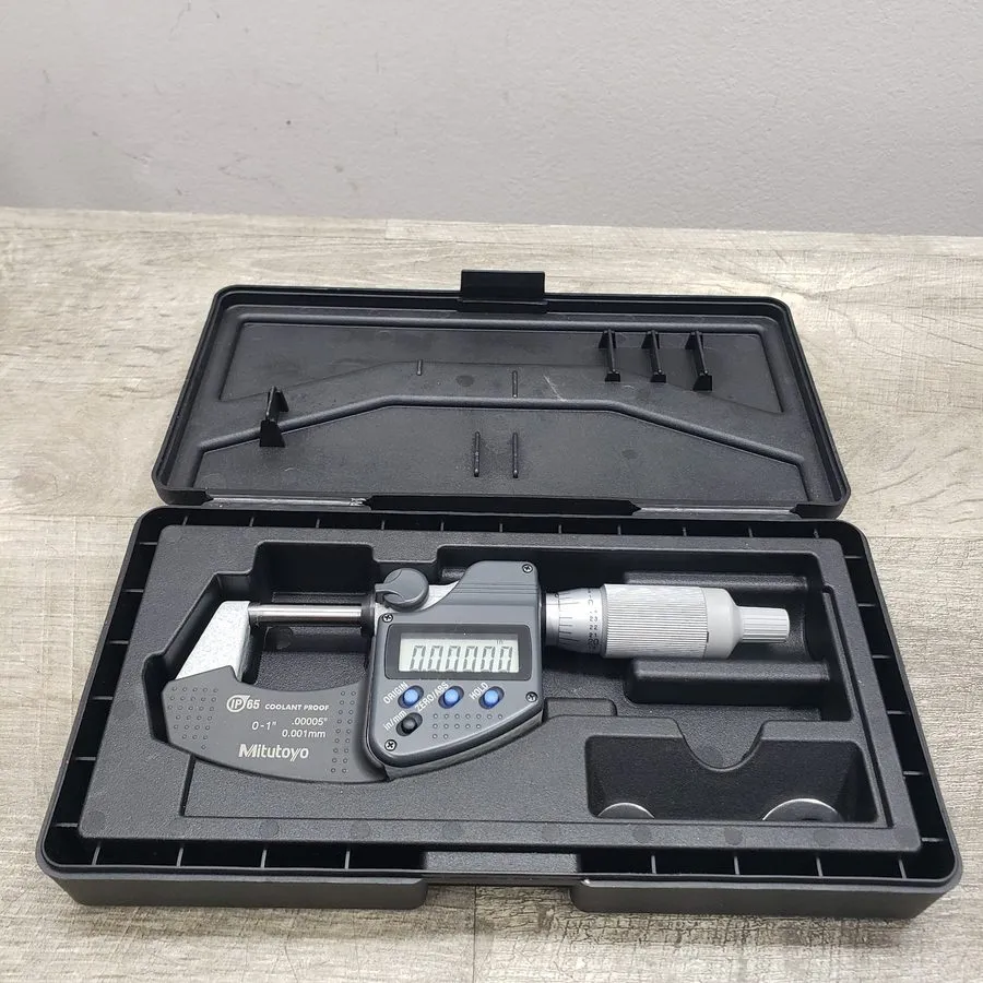 Микрометр Mitutoyo 293-344-30 Coolant Proof Ip65 Digital Micrometer — фото лота 1