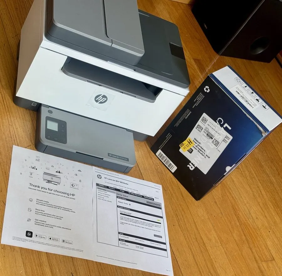 Лазерный принтер HP LaserJet M234sdw Wireless Black & White All-in-One Laser Pri