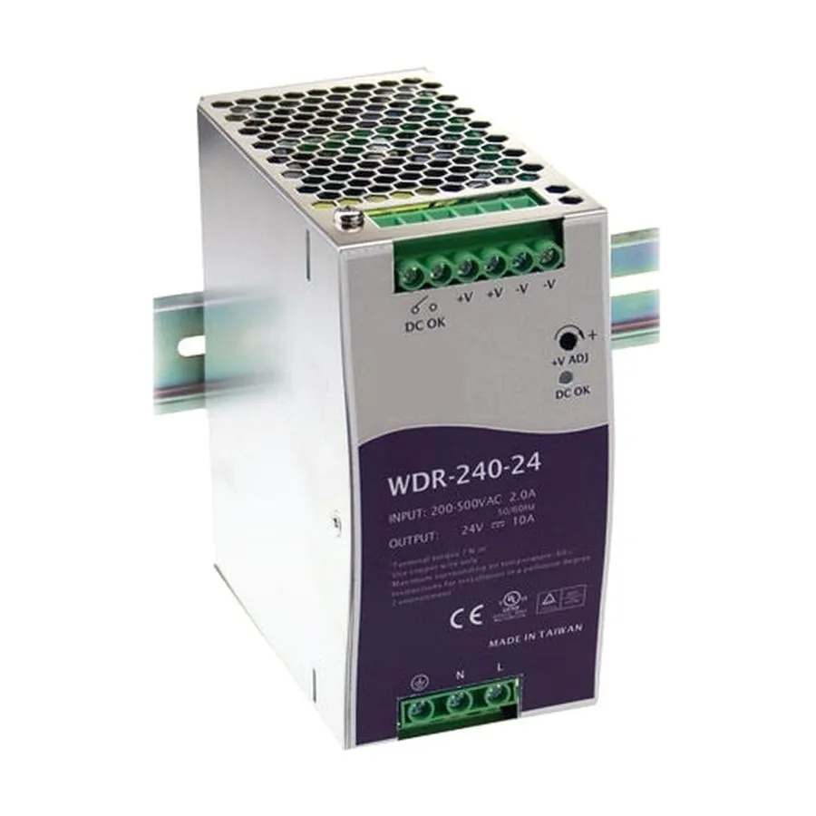 Блок питания MEAN WELL WDR-240-24 240W 24V 10A DIN Rail Industrial Power Supply
