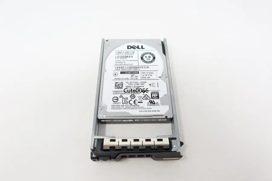 Жёсткий диск Dell VTHDD 1.8TB 10K 12G 128MB 2.5in SAS 0VTHDD Hard Drive HDD