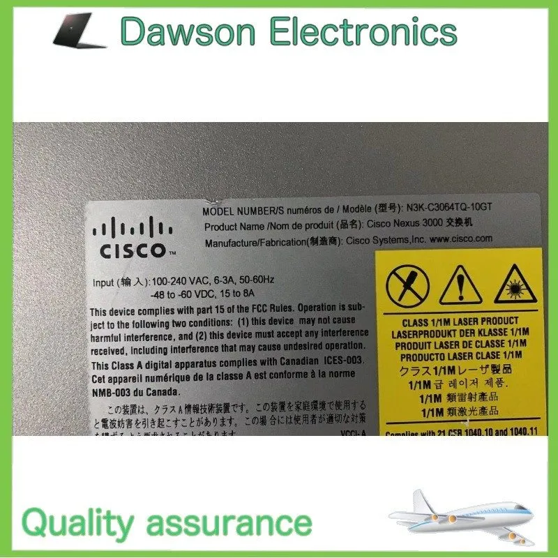 Коммутатор Cisco Nexus 3064-T N3K-C3064TQ-10GT 4x QSFP+ Ports 48-Port Ethernet S