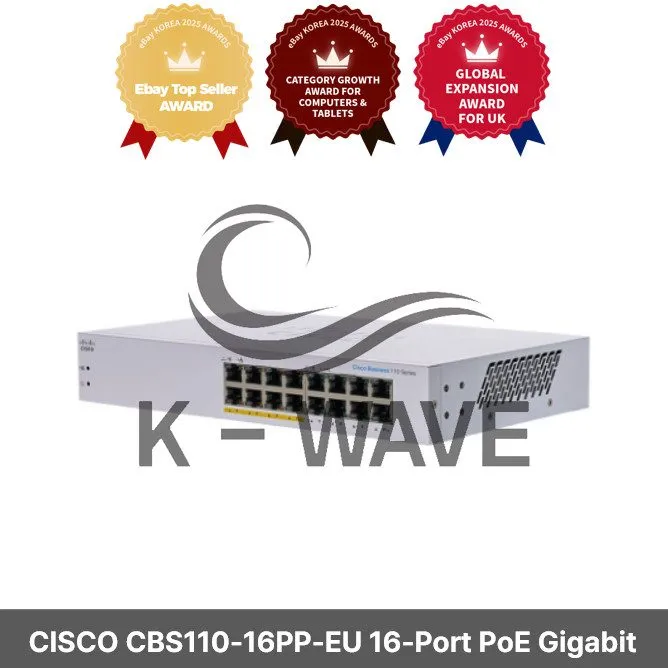 Коммутатор Cisco CBS110-16PP-EU 16-Port PoE Gigabit Switch Express
