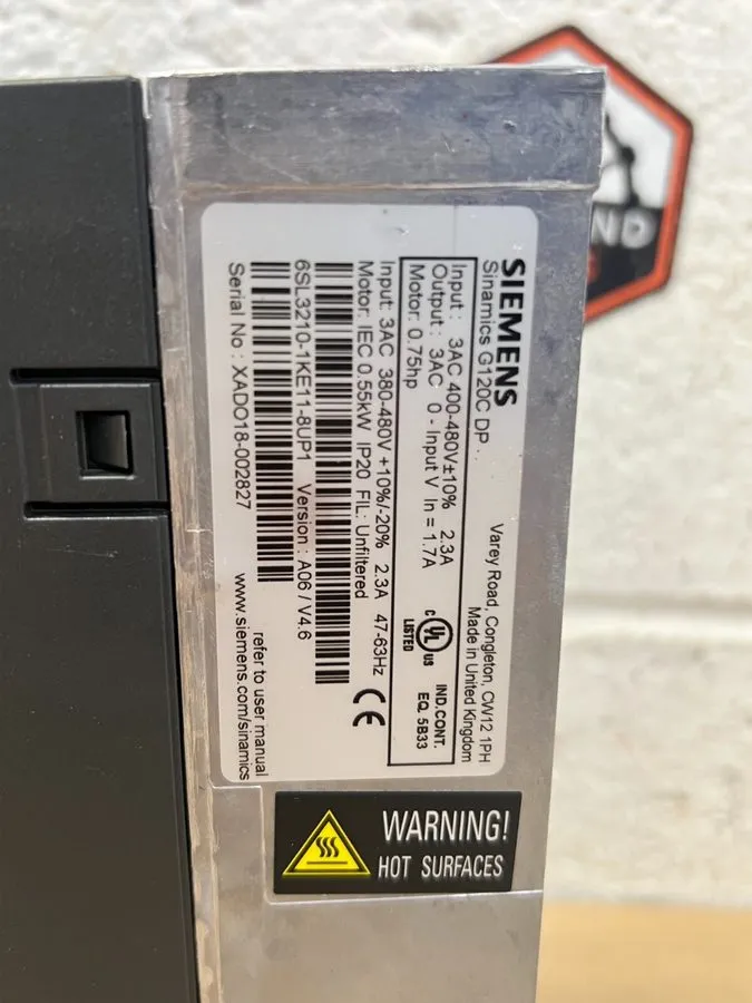 Частотный преобразователь Siemens Sinamics G120C 4KW 480V Frequency Inverter