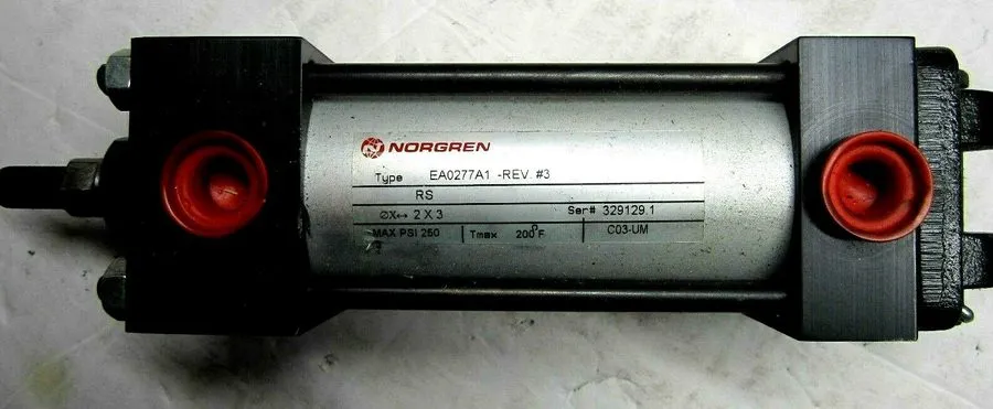 Пневмоцилиндр Norgren EA0277A1 Rev 3 250 psi Double-Acting Pneumatic Cylinder