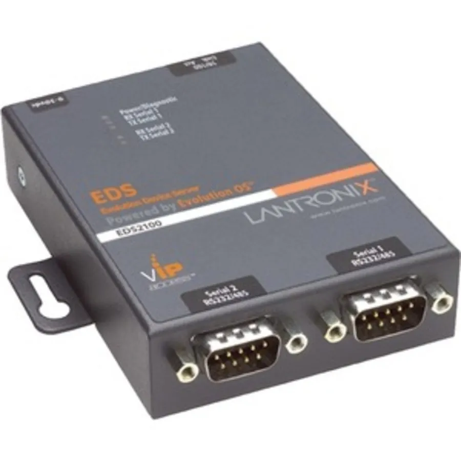 IIoT-устройство Lantronix EDS2100 2-Port RS232 RS485 Serial Device Server ED2100