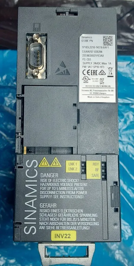 Частотный преобразователь Siemens Sinamics G120C 4KW 480V Frequency Inverter — фото лота 1