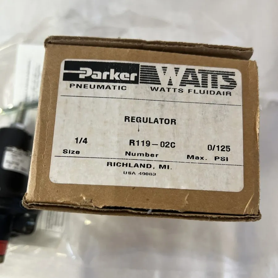 Регулятор давления Parker Watts Pneumatic Regulator R119-02C Size 1/4 Max 300 PS