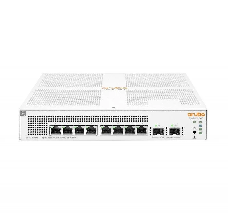 Коммутатор HPE Aruba Instant On 1930 JL681A 8-Port PoE+ 124W Managed Switch — фото лота 1