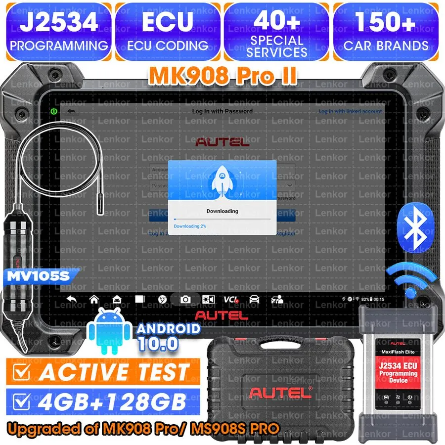 Диагностический сканер Autel MaxiSys MK908 II Elite ECU Coding Diagnostic Scanne
