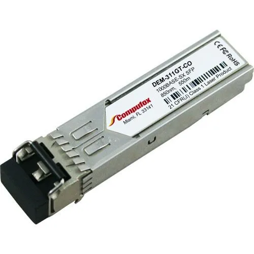 Трансивер D-Link Compatible DEM-311GT 1000BASE-SX 550m MMF 850nm SFP Transceiver