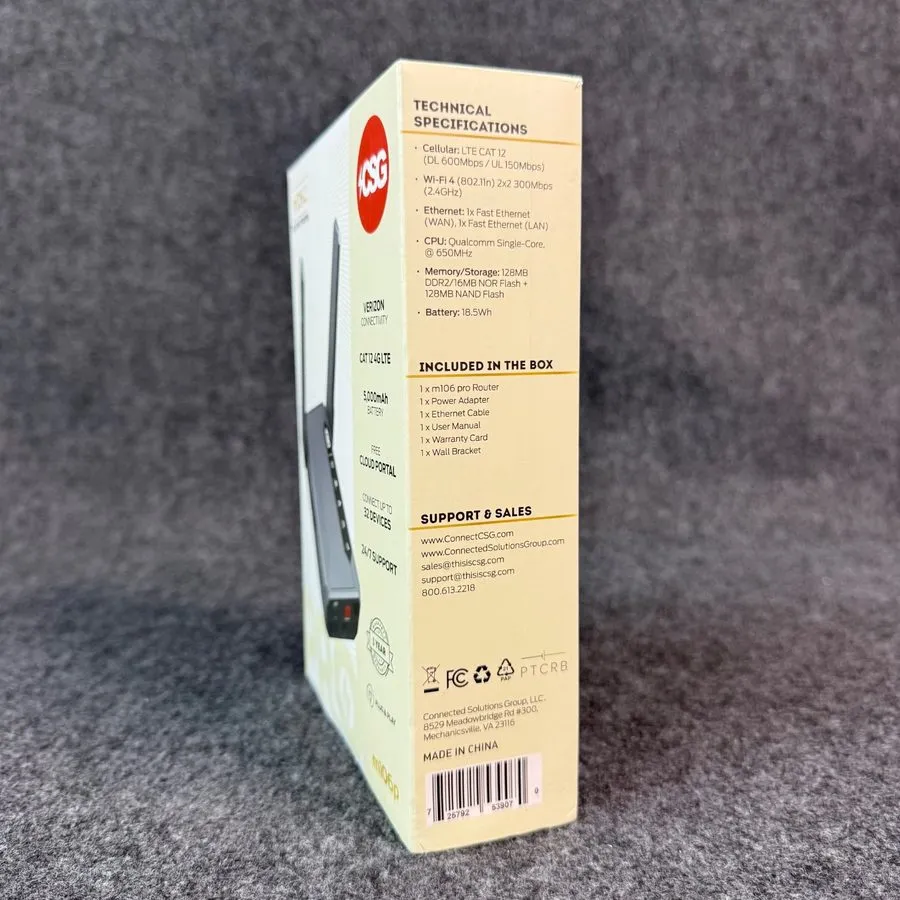 Маршрутизатор CSG M106pro LTE Gateway Router 4G LTE Cellular Wireless Router