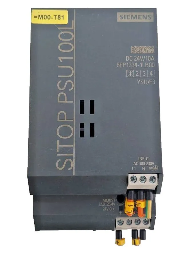 Блок питания Siemens 6EP1334-1LB00 SITOP PSU100L Power Supply DC 24V/10A **PARTS — фото лота 1