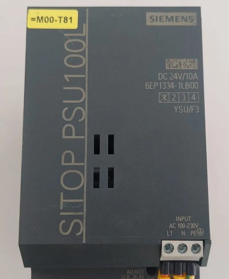 Блок питания Siemens 6EP1334-1LB00 SITOP PSU100L Power Supply DC 24V/10A **PARTS — фото лота 2