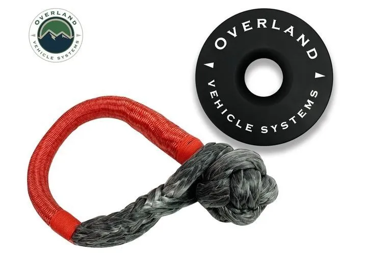 Такелажная скоба OVS 19-6580 Combo Pack Soft Shackle 5/8 inch 44500 lb. and Reco
