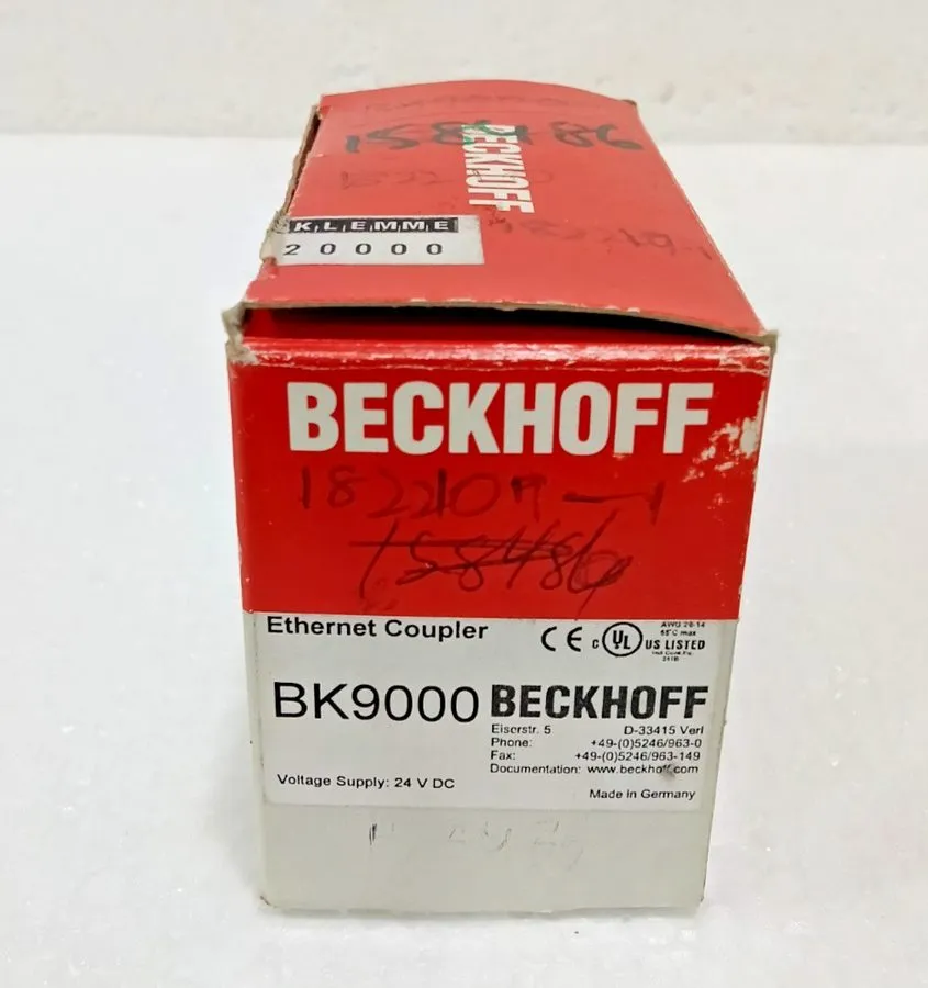 IIoT-устройство BK9000 BECKHOFF EtherCAT Coupler