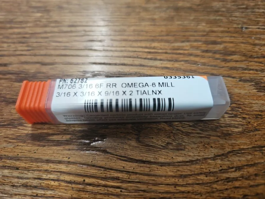 Режущий инструмент IMCO RR OMEGA-6 CARBIDE END MILL 6 FLUTE 3/16 × 3/16 × 9/16 ×