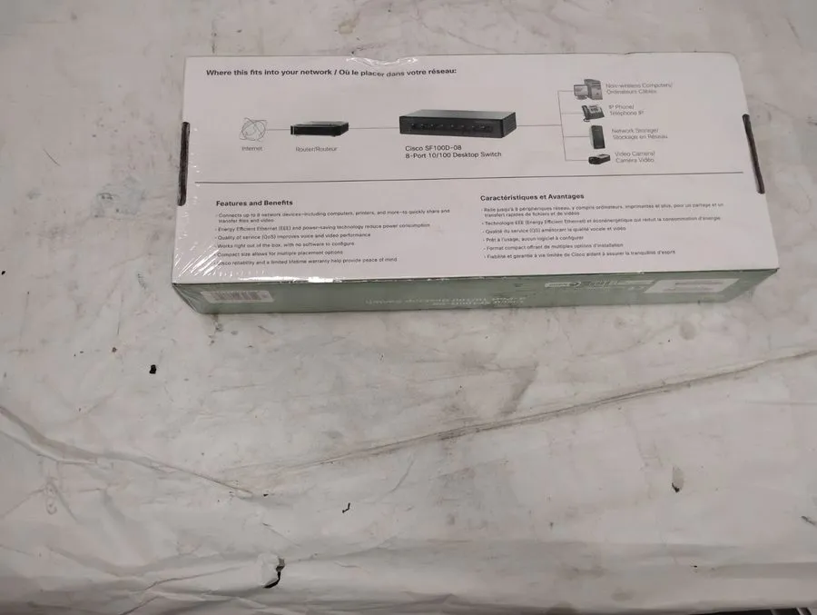Коммутатор CISCO SF110D-08 8 Port 10 100 PoE Desktop Switch