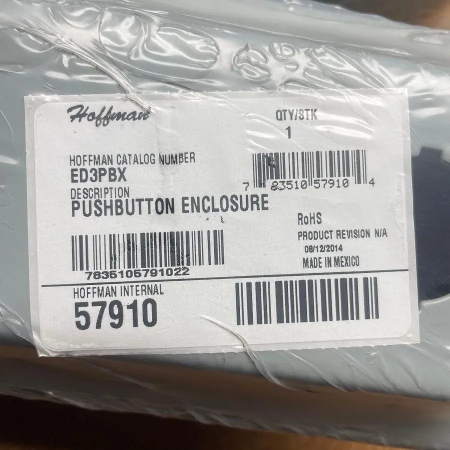 Монтажный шкаф HOFFMAN E-D3PBX 3 HOLE PUSHBUTTON ENCLOSURE