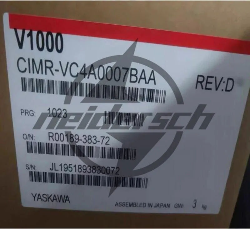 Частотный преобразователь Yaskawa CIMR-VC4A0007BAA V1000 Inverter