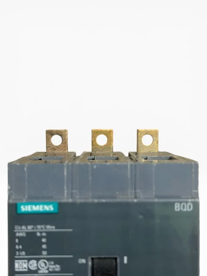 Автоматический выключатель Siemens BQD BQD3100 3 Pole 100 Amp 480V Circuit Break