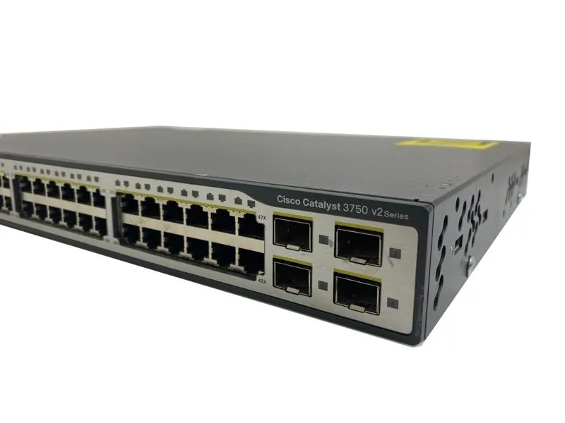Коммутатор Cisco WS-C3750V2-48TS-S 48-Port Ethernet Network Catalyst — фото лота 2