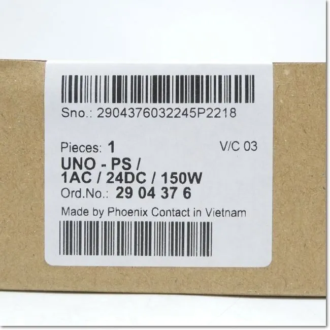 Блок питания Phoenix Contact 30W 24VDC 3 Pole DIN Rail Power Supply UNO-PS/1AC/2