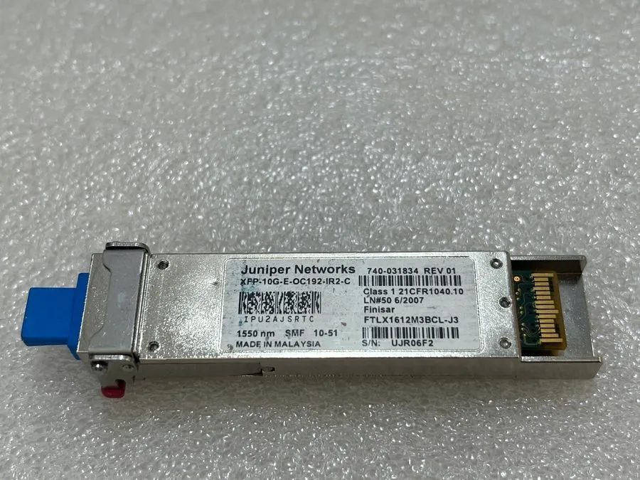 Трансивер Juniper 740-031834 XFP-10G-E-OC192-IR2 SMF 1550nm 40km XFP Transceiver