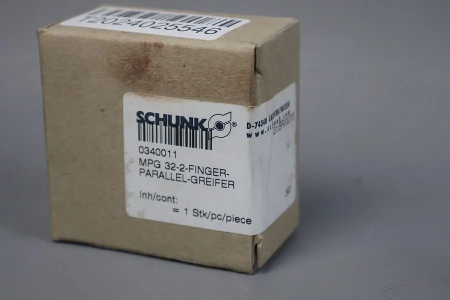 Робот Schunk MPG 32-2 Finger Parallel Gripper MPG322 340011 65N 4Mm Unused OVP