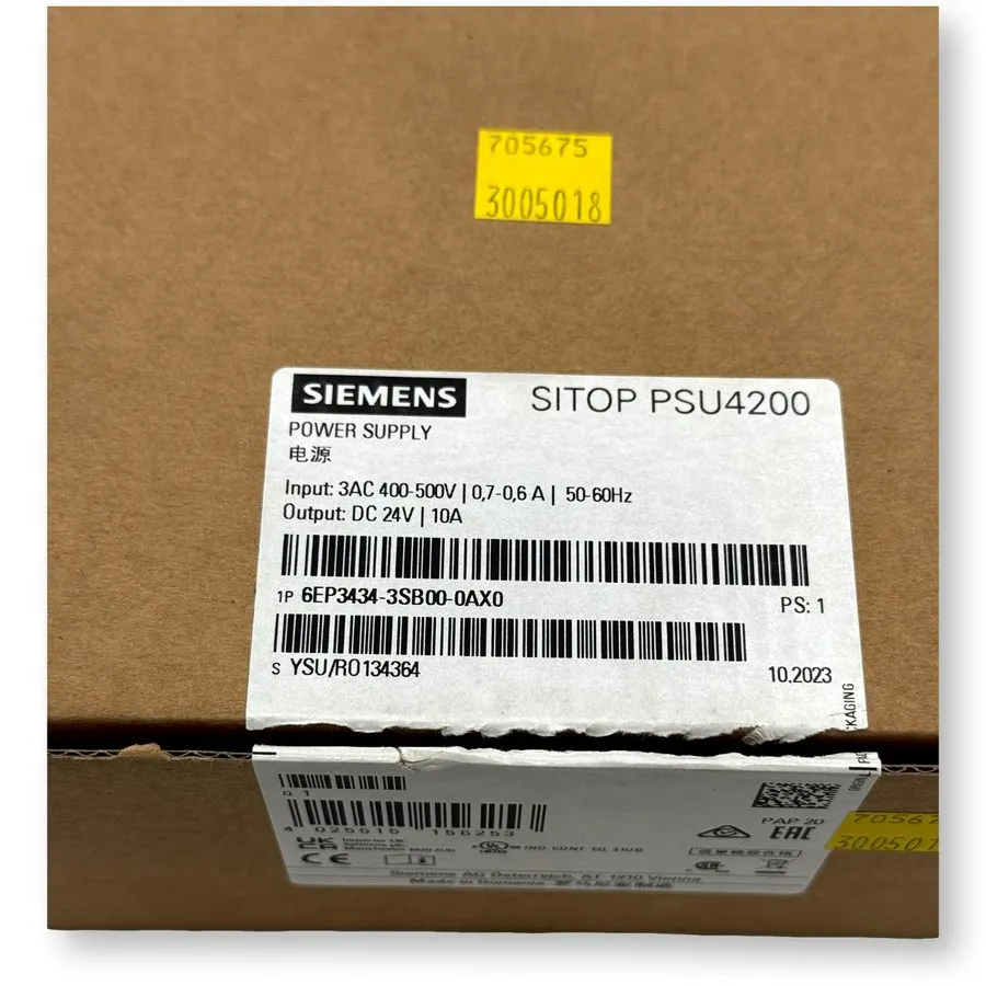 Блок питания SIEMENS 6EP3434-3SB00-0AX0 SITOP PSU4200 3 Phase AC Power Supply