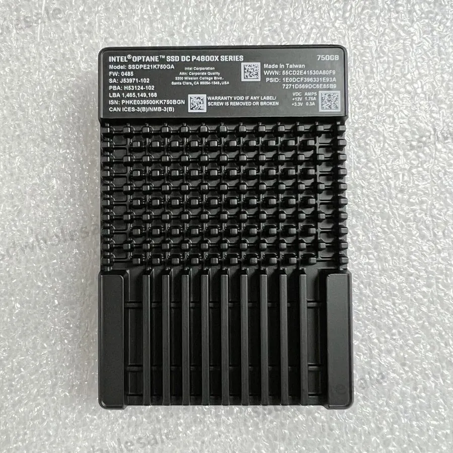 Жёсткий диск Intel Optane DC P4800X Series 750GB, 2.5" x 15mm, U.2, PCIe 3.0 x4,