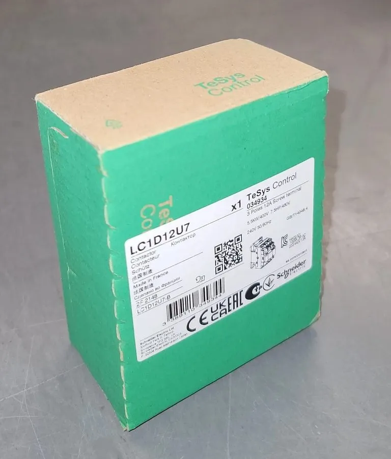 Контактор LC1D12U7 Black Model Schneider Electric