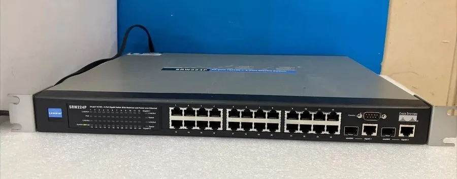 Коммутатор Cisco Linksys SRW224P 24-Port 10/100 Managed 2-Port Gigabit PoE Switc