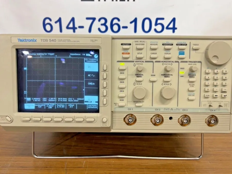 Осциллограф Tektronix TDS540 4 Channel, 500MHz 1GS/s Oscilloscope