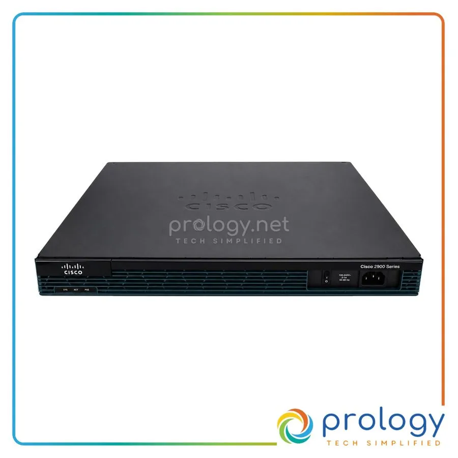 Маршрутизатор CISCO 2901 2-Port Gigabit Integrated Services Router CISCO2901/K9