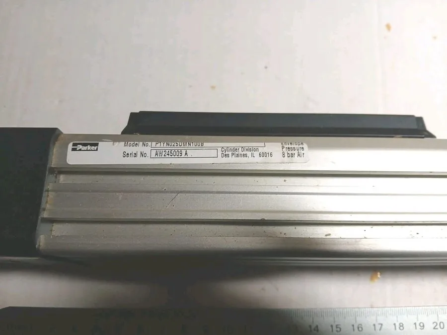 Оборудование ЧПУ PARKER PNEUMATIC LINEAR ACTUATOR SLIDE 100mm Stroke 30cm Length — фото лота 2