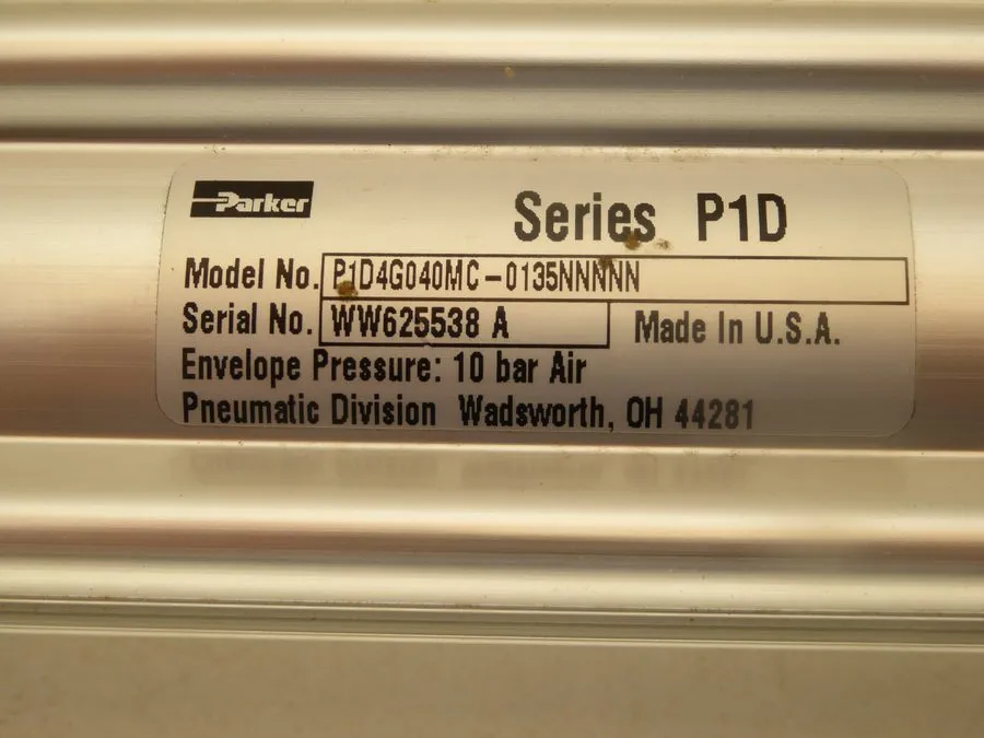Пневмоцилиндр Parker P1D4G040MC-0135NNNNN Pneumatic Cylinder 40mm 135mm Stroke