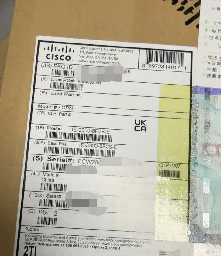 Коммутатор Cisco IE-3300-8P2S-E 10 Port Catalyst Switch