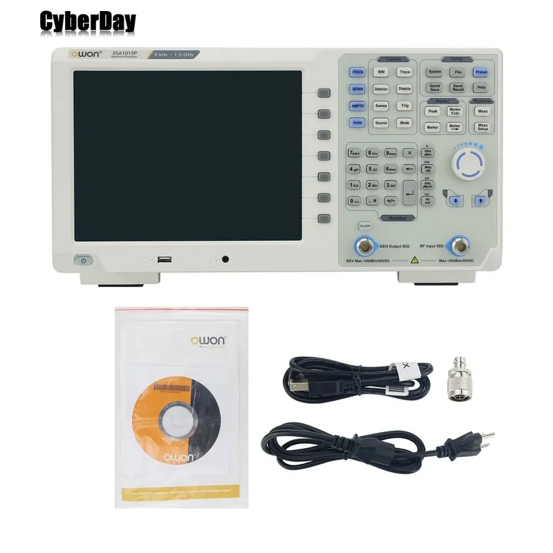 Анализатор спектра OWON XSA1015P-TG 9kHz-1.5GHz Spectrum Analyzer Tracking Gener