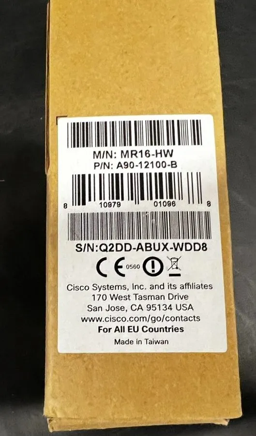 Точка доступа Wi-Fi Cisco Meraki MR16 Cloud Managed PoE 802.11 Wireless Access P