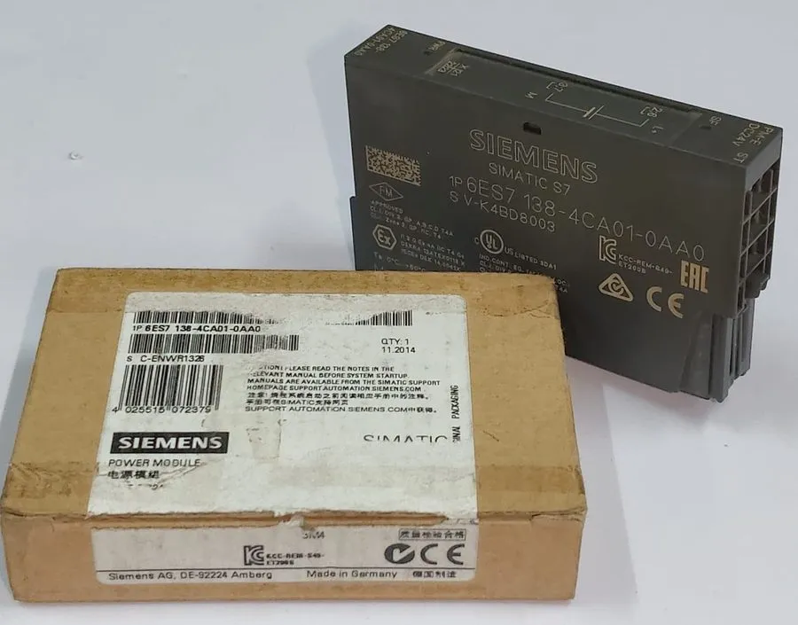 Модуль ввода-вывода SIEMENS 6ES7 138-4CA01-0AA0 POWER MODULE_6ES71384CA010AA0_ET